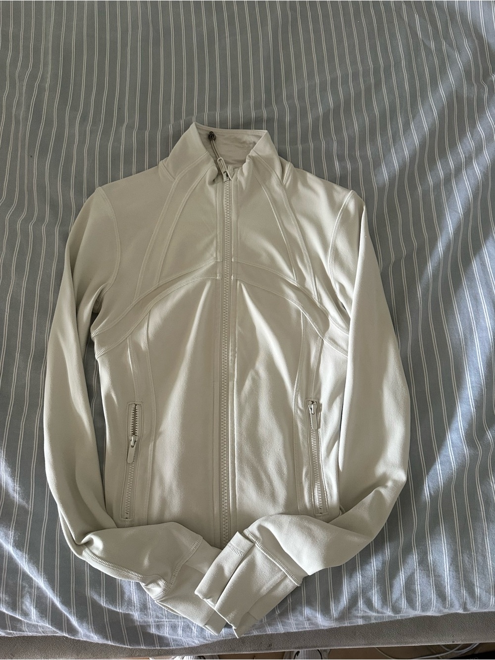 Lululemon Cream Define Jacket (Full length) Size 2.